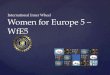 International Inner Wheel Women  for Europe 5 – WfE5