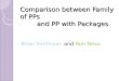 Comparison between Family of PPs         and PP with Packages