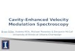 Cavity-Enhanced Velocity Modulation Spectroscopy