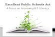 Excellent Public Schools Act