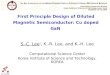 First Principle Design of Diluted Magnetic Semiconductor: Cu doped GaN