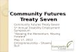 Community Futures  Treaty Seven