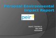 Personal Environmental Impact Report