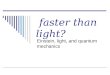 faster than light?