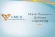 Mobile Devices in Software Engineering