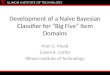Development of a Naïve Bayesian Classifier for “Big Five” Item Domains