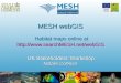 MESH webGIS Habitat maps online at searchMESH/webGIS