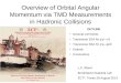 Overview of Orbital Angular Momentum via TMD Measurements in Hadronic Collisions