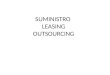SUMINISTRO  LEASING OUTSOURCING