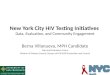 New York City HIV Testing Initiatives  Data, Evaluation, and Community Engagement
