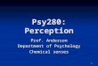 Psy280: Perception