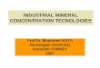 INDUSTRIAL MINERAL  CONCENTRATION  TECNOLOGIES