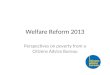 Welfare Reform 2013