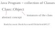 Java Program = collection of Classes