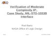 Verification of Moderate Complexity IP:  Case Study, MIL-STD-1553B Interface