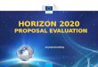 HORIZON 2020 PROPOSAL EVALUATION