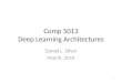 Comp 5013 Deep Learning Architectures