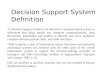 Decision Support System Definition