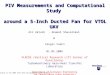 PIV Measurements and Computational Study  around a 5-Inch Ducted Fan for VTOL UAV