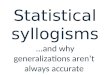Statistical syllogisms