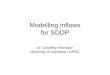 Modelling inflows for SDDP