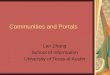 Communities and Portals