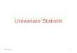 Univariate Statistik