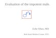 Evaluation of the impotent male