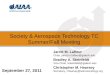 Society & Aerospace Technology TC Summer/Fall Meeting