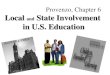 Local  and  State Involvement  in U.S. Education
