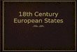 18th Century European States