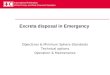 Excreta disposal in Emergency