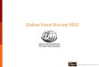 Golcar Food Survey 2012