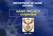HANIS PROJECT OVERVIEW