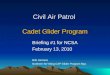 Civil Air Patrol  Cadet Glider Program