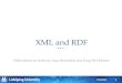 XML and RDF