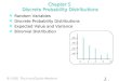 Chapter 5  Discrete Probability Distributions