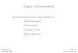 Chapter 18 Econometrics
