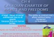 CH 4 CANADIAN CHARTER OF RIGHTS AND FREEDOMS