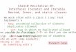 CS2110  Recitation 07.  Interfaces  Iterator and  Iterable . Nested, Inner ,  and static classes