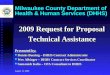 Milwaukee County Department of  Health & Human Services (DHHS)