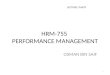 HRM-755  PERFORMANCE MANAGEMENT