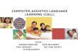 C0MPUTER-ASSISTED LANGUAGE LEARNING (CALL)