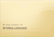 Mi’kmaq  language