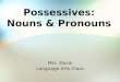 Possessives: Nouns & Pronouns