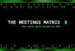 THE MEETINGS MATRIX