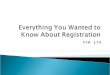 Everything You Wanted to Know About Registration