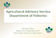 Agricultural Advisory  Service  Department of Fisheries