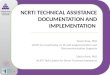 NCRTI Technical Assistance Documentation and Implementation