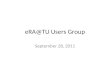 eRA@TU Users Group